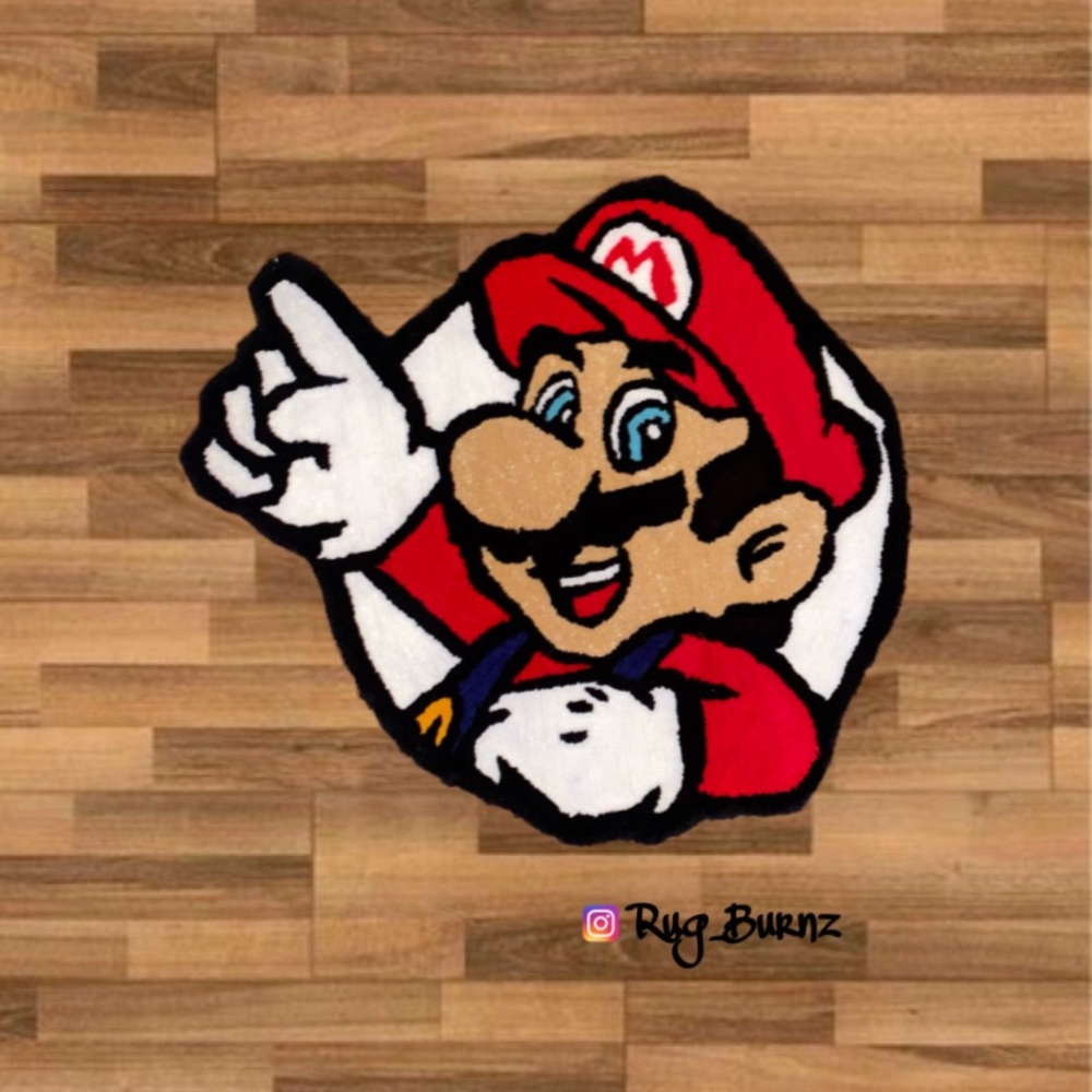 Custom Tuft Mario Rug